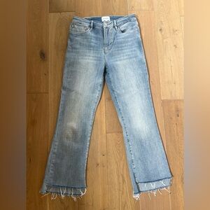 Frame Denim Light Blue Flare Jeans